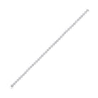 diamond halo circle link tennis bracelet in 14k white gold (3ctw)