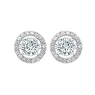 diamond earring jackets in 14k white gold (1/4 ct. tw.)