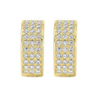 diamond chunky filigree hoop earrings in 14k yellow gold (1/2ctw)