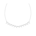 diamond station necklace in 14k white gold (1 ctw)