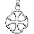 sterling silver maltese cross