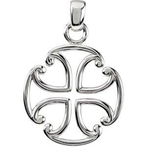 sterling silver maltese cross