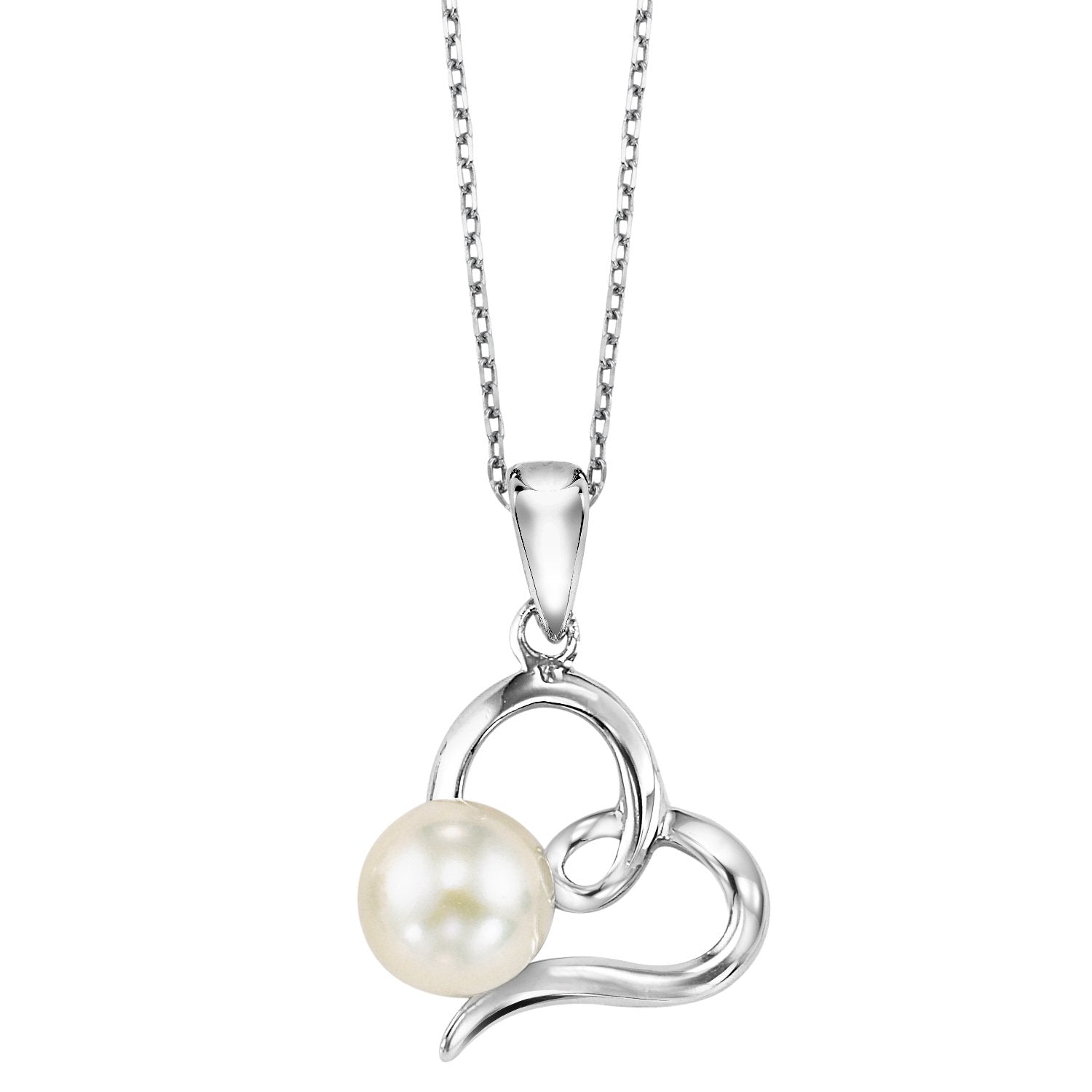 SS Yangtze Pearl Fashion Pendant, Fernbaugh's Jewelers, 142PW-SS