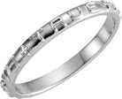 sterling silver true love chastity ring size 12