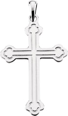 sterling silver cross pendant 