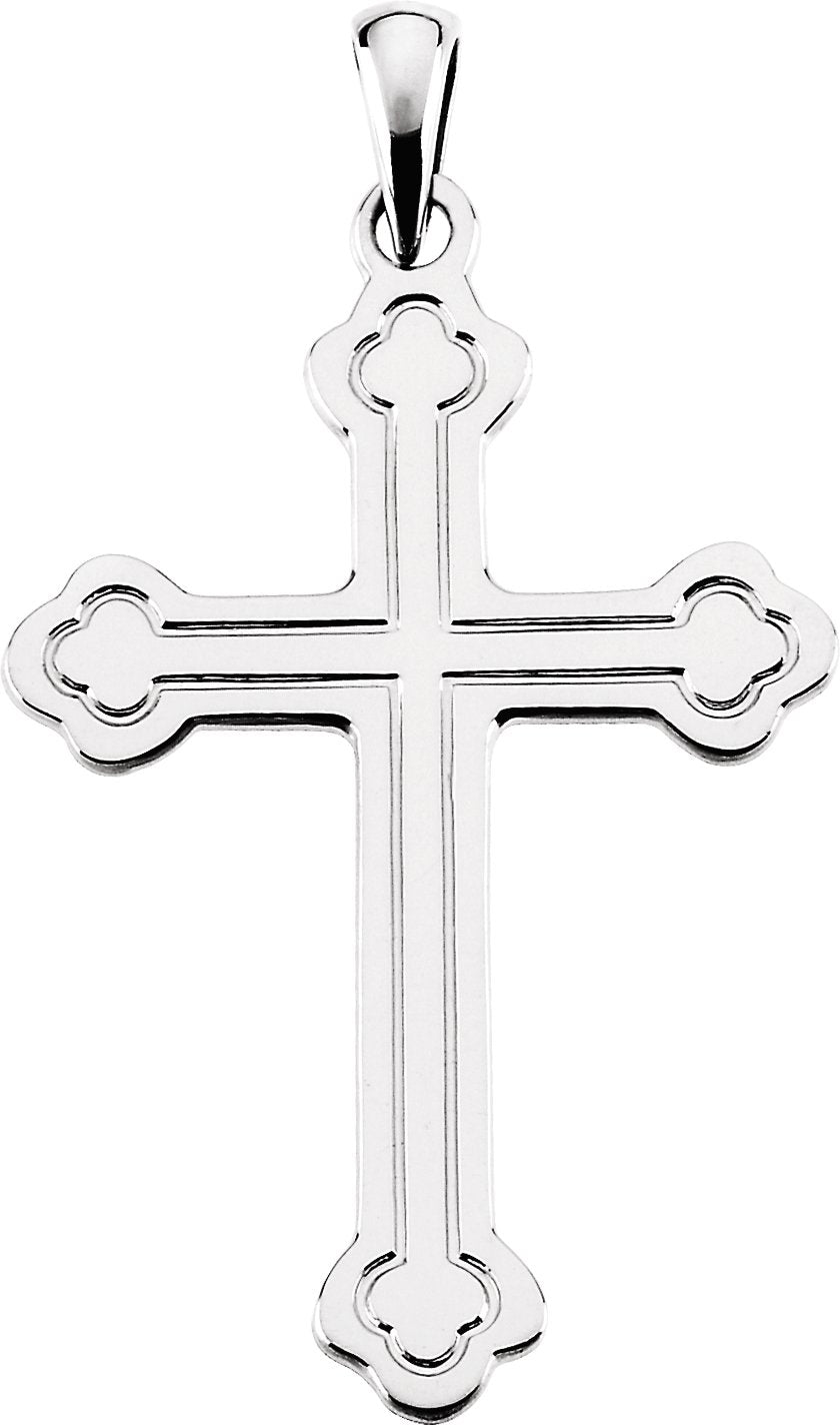 sterling silver cross pendant 