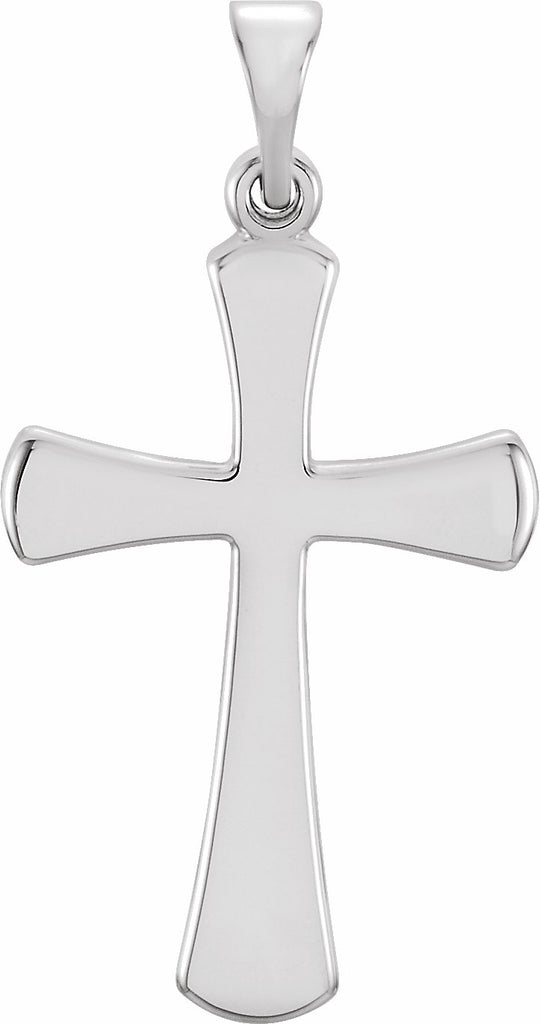 sterling silver 21x14 mm cross pendant