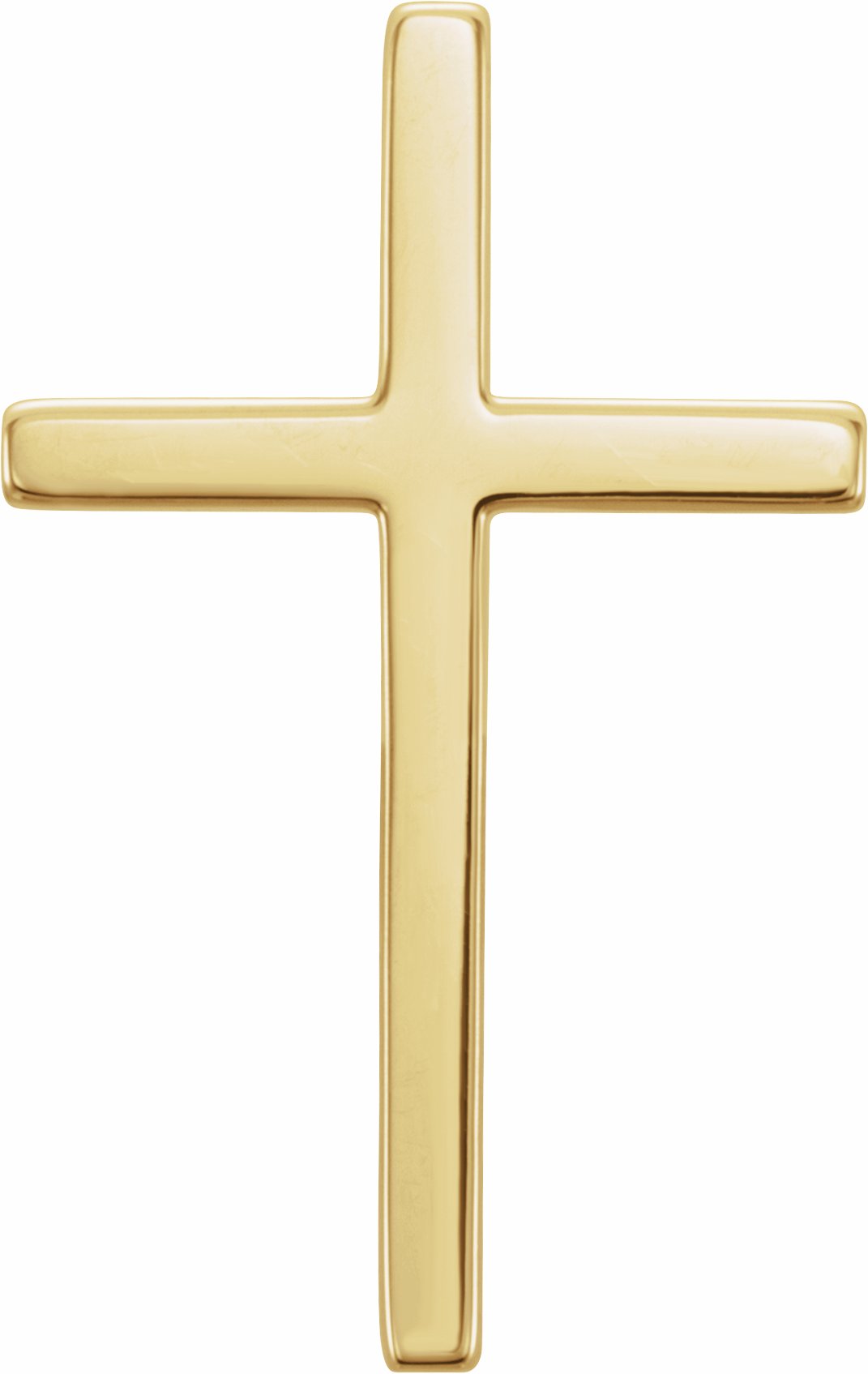 10k yellow cross pendant 