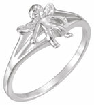 sterling silver cherub chastity ring size 4