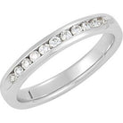 1/4 ctw diamond channel-set anniversary band