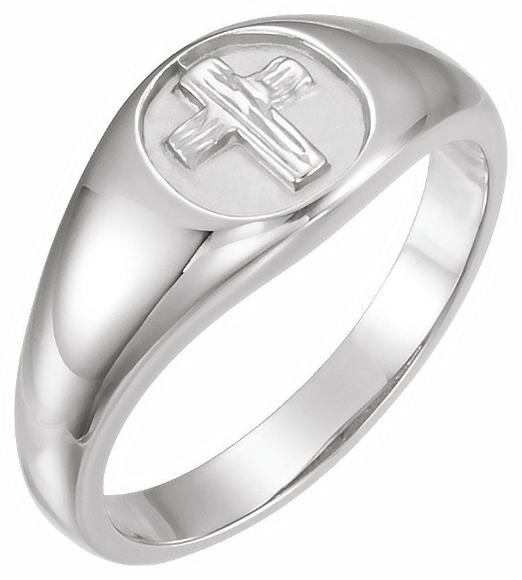 sterling silver the rugged crossâ® chastity ring size 11  