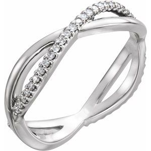 platinum 1/5 ctw diamond eternity band size 8