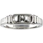 sterling silver jesus, mary and joseph ring men's size 8 