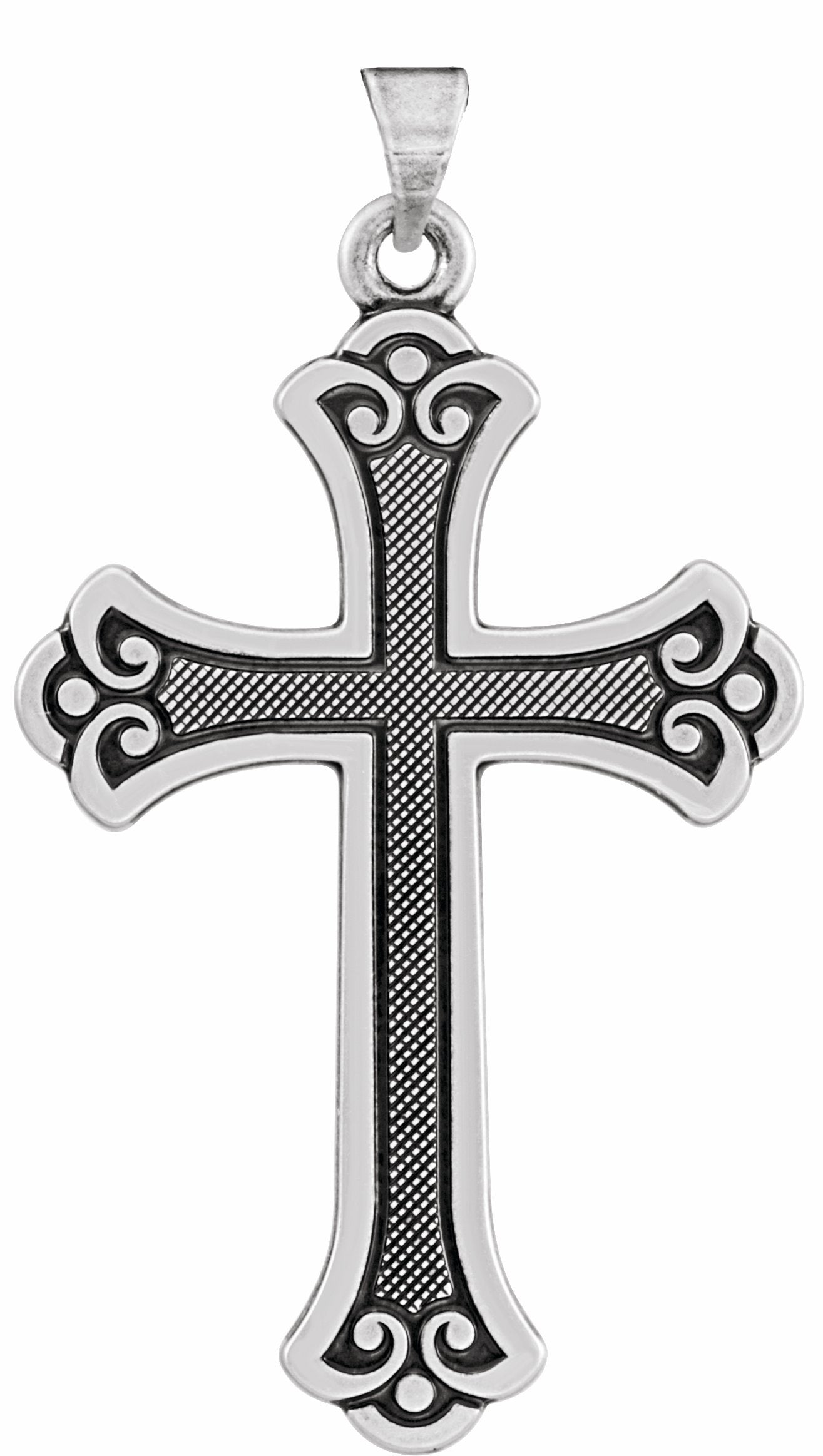 sterling silver cross pendant