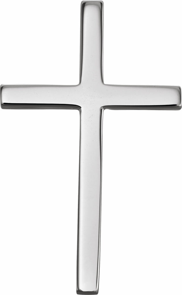 platinum cross pendant 