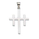 sterling silver 19x14 mm cross of forgivenessâ® pendant