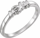 sterling silver holy spirit chastity ring size 8