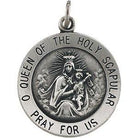 sterling silver 18 mm scapular medal  