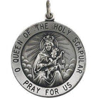 sterling silver 25 mm scapular medal  