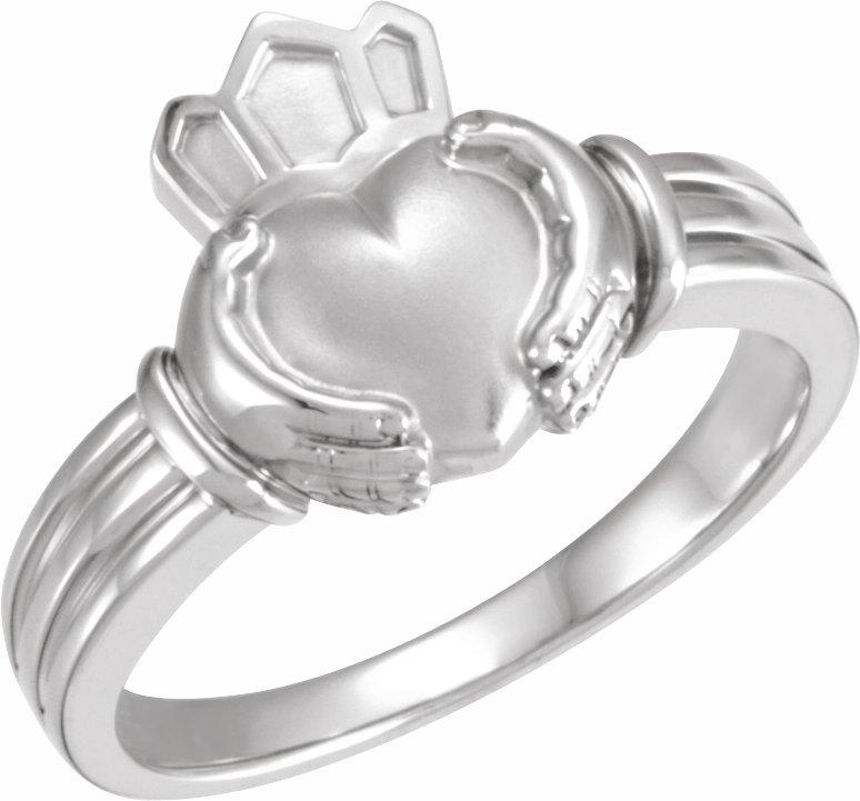 sterling silver claddagh ring