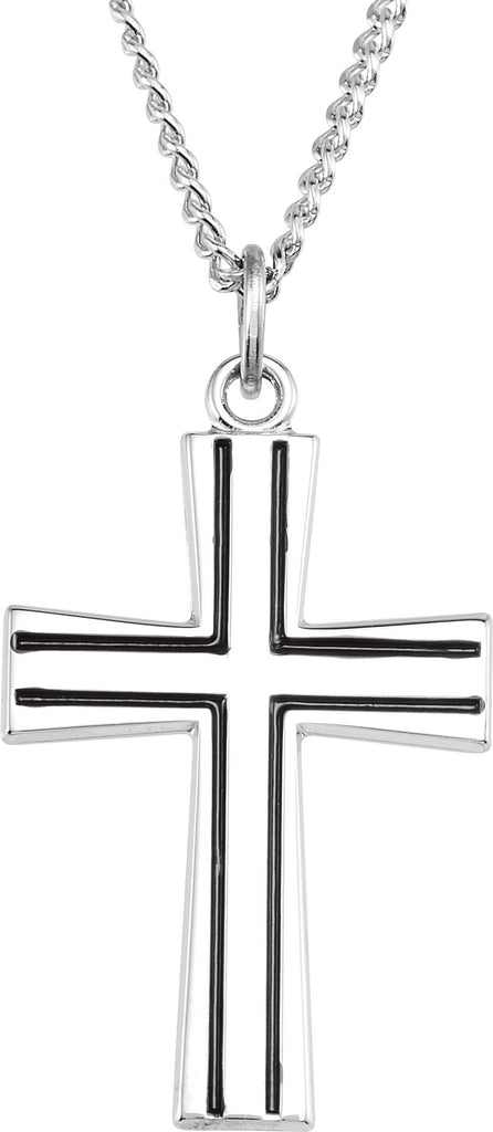 sterling silver cross necklace 