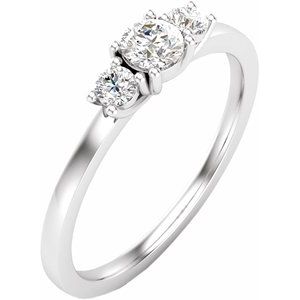 14k white 3/8 ctw diamond anniversary band