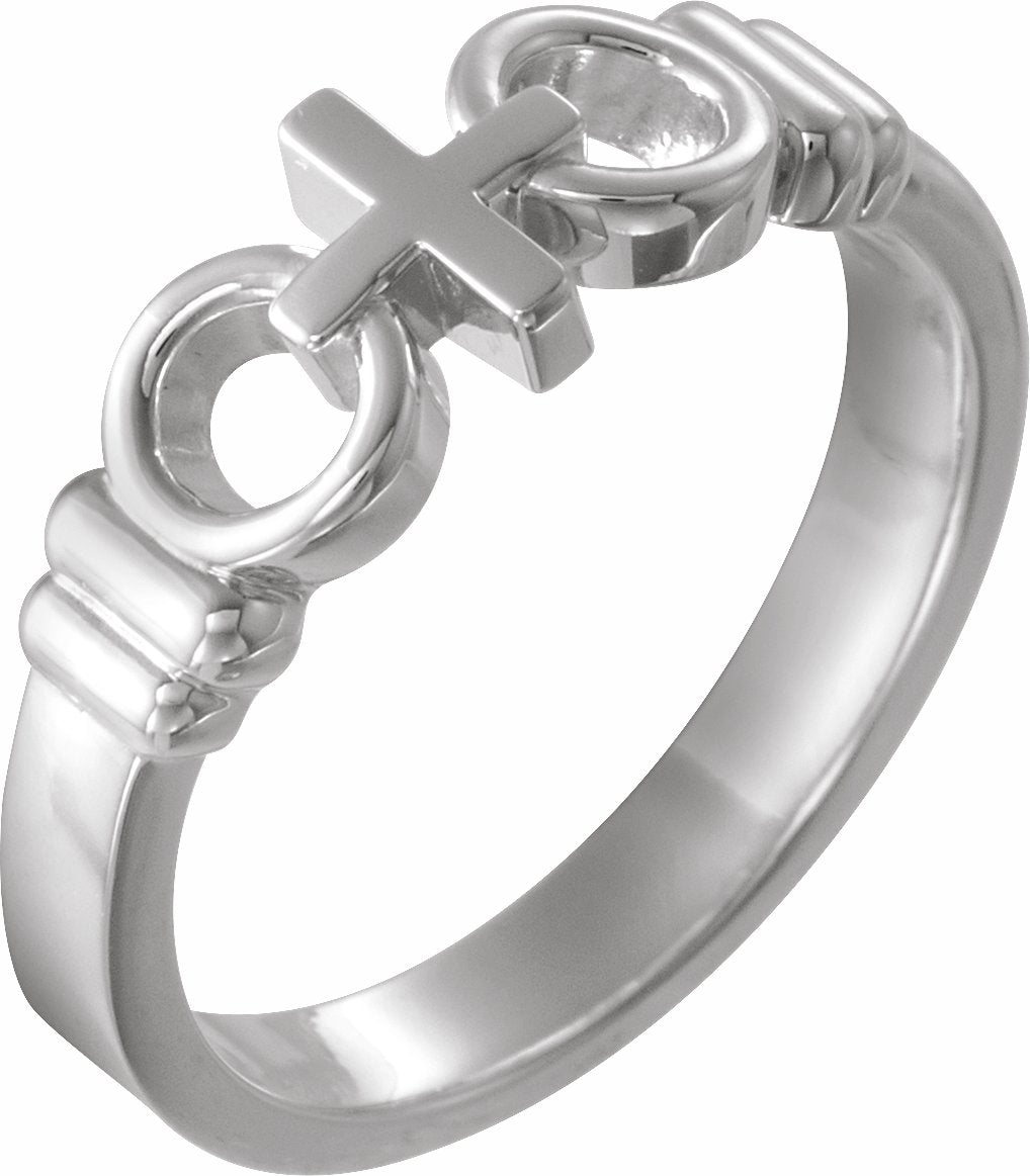 sterling silver joined by christâ„¢ ring size 6