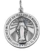 sterling silver 22 mm miraculous medal