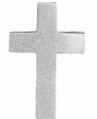 sterling silver 13.5x9 mm scroll cross slide pendant