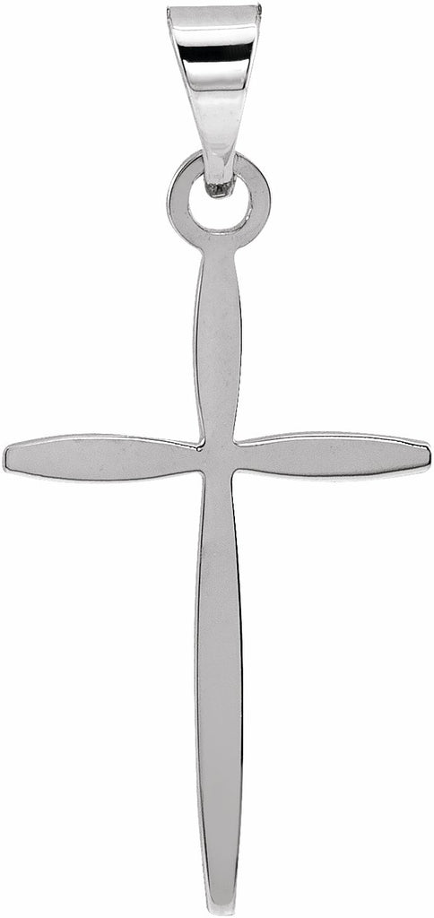 platinum 17x11 mm cross pendant