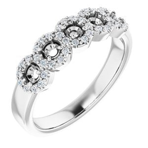 14k white 5/8 ctw diamond anniversary band