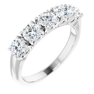 platinum 1 1/6 ctw diamond anniversary band