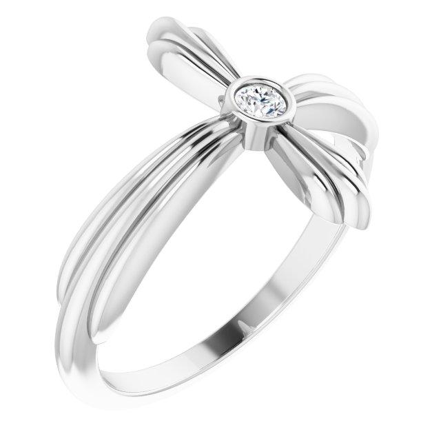 sterling silver sapphire sideways cross ring   