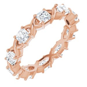 14k rose 1 5/8 ctw diamond eternity band 