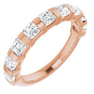 14k rose 1 3/8 ctw diamond anniversary band 