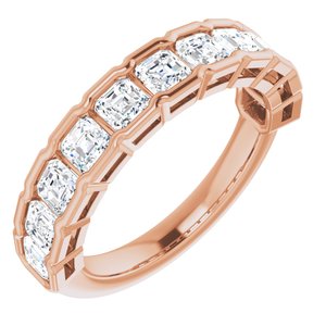 14k rose 1 3/4 ctw diamond anniversary band 