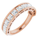 14k rose 1 3/4 ctw diamond anniversary band 