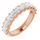 14k rose 1 1/2 ctw diamond anniversary band