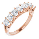 14k rose 1 3/8 ctw diamond anniversary band