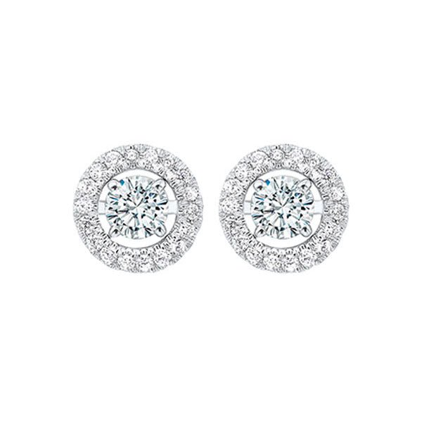 diamond earring jackets in 14k white gold (1/5 ct. tw.)