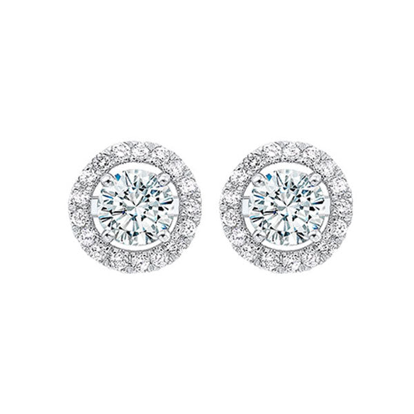 diamond earring jackets in 14k white gold (1/5 ct. tw.)