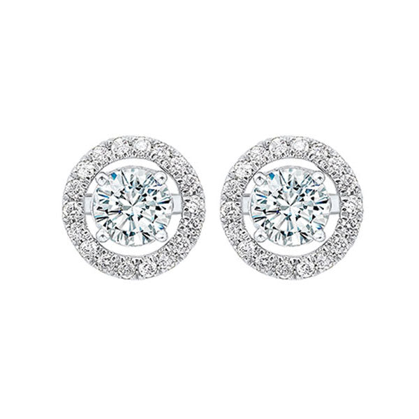 diamond earring jackets in 14k white gold (1/4 ct. tw.)