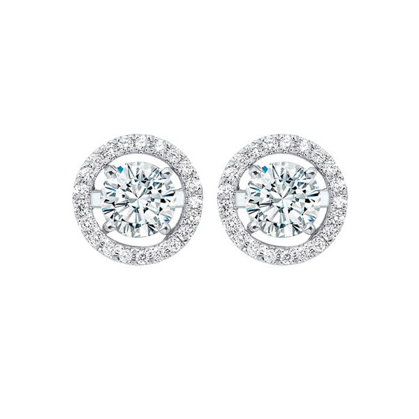 diamond earring jackets 14k white gold (1/4 ct. tw.)