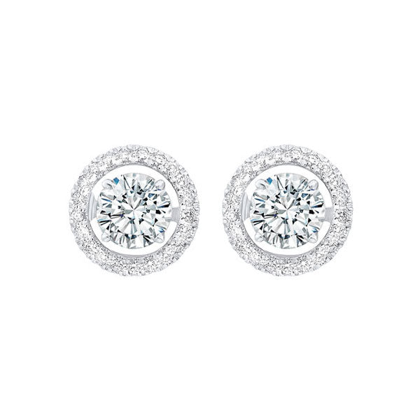 diamond earring jackets in 14k white gold (1/3 ct. tw.)