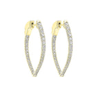 in-out diamond hoop earrings in 14k yellow gold (1 ct. tw.)