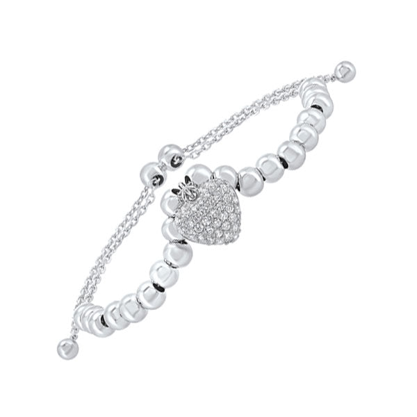 silver (slv 995) classic book bolo bracelet