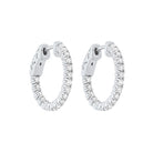 in-out prong set diamond hoop earrings in 14k white gold  (1 ct. tw.) si3 - g/h