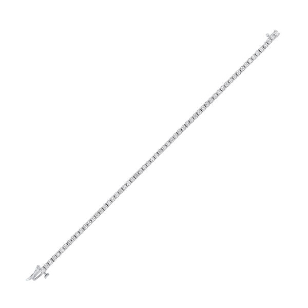 diamond tennis bracelet in 14k white gold (2 ct. tw.)