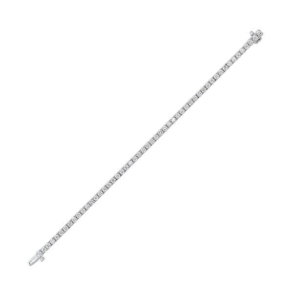 diamond tennis bracelet in 14k white gold (4 ct. tw.)