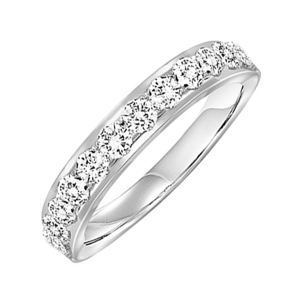 14k white gold overtures micro prong diamond ring (1 ct. tw.)